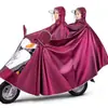 Poncho impermeable para coche eléctrico, para motocicleta, batería de coche, extragrande, grueso, doble, individual, largo, de cuerpo entero, antilluvia, para hombre y mujer.