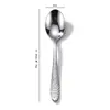 Cuchara Acero Inoxidable 410 Transfronterizo Patrón Martillado Hotel Vajilla Cubiertos Tenedor Cuchara Cucharilla de Té Tenedor de Postre Cubiertos para el Hogar Cuchillo de Bistec Tenedor