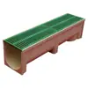 Canal de Drenagem para Mineração em Forma de U U100-200 Valeta de Drenagem de Resina Estrutura Simples Canal de Drenagem de Resina para Mineração