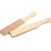 Tabla de pulir especial para cuchillos de cuero, tabla de pulir de cuero curtido vegetal de doble cara, herramienta de tallado de cuero hecha a mano