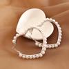 Europa y Estados Unidos joyería transfronteriza personalizada aretes de Perla Amor para mujer creativos exagerados nuevos aretes explosiones E281