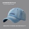Gorra para Hombre y Mujer de Mezclilla Estilo Béisbol Primavera Verano Otoño Moda Tendencia Exterior Ocio Deportes Gorra Protector Solar