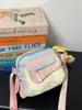 Nuevas Mochilas Escolares de Estilo Coreano de Moda con Combinación de Colores y Letras para Estudiantes de Secundaria y Preparatoria Mochilas de Campus Mochilas Casuales de Gran Capacidad