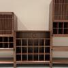 Novo Estilo Chinês Ébano Madeira Boga Prateleira Sala de Estar Gabinete de Múltiplos Tesouros Zen Armazenamento de Chá Gabinete Lateral Sala de Chá Rack de Exibição de Armazenamento