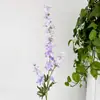 Golondrina Voladora de 3 Picos Qianxun Decoración Guía de Carretera para Bodas Hotel Arreglo Floral Accesorios de Flores Artificiales Exhibición Flor de Seda Artificial Violeta