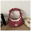 Comércio Exterior Pequeno Floral Plissado Fábrica de Origem 2026 Novo Patchwork de Renda Tendência para o Dia a Dia Crossbody Ombro Único Bolsa de Braço Feminina