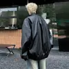 Jaqueta de Couro Masculina Moderna e Estilosa para Primavera e Outono, Blusa Casual Solta Biker da Alta Rua Americana