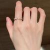 Anillo de mariposa de esmalte colorido con apertura ajustable para mujer, diseño de nicho de alta sensación, anillo único, nueva pulsera de moda