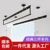 Fabricante Liangying Fornece Diretamente Varal de Secar Roupa Ajustável com Manivela para Varanda, Varal Manual, Barra Espessa para Edredom, Dropshipping de Peça Única, Três Barras