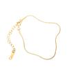 Tobillera de hueso de serpiente para mujer 2024 nueva de moda 18K oro de alta calidad sexy alargada cadena de tobillo de acero de titanio tobillera que no se decolora