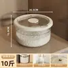 Contenedor de Almacenamiento de Arroz de Gran Capacidad para Uso en la Cocina, Adecuado para Almacenar Granos, Arroz y Harina, a Prueba de Humedad, a Prueba de Insectos, Engrosado y Sellado