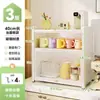 Estante para Tazas Multicapa a Prueba de Polvo con Puerta Gabinete de Almacenamiento para Tazas de Agua Botellas de Mesa Estante de Almacenamiento de Escritorio
