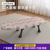 Tabla de Planchar, Mesa de Planchar de Madera Maciza, Tabla de Planchar Plegable para el Hogar, Almohadilla Pequeña de Madera Maciza para Planchar de Escritorio, Soporte para Almohadilla de Planchar