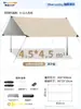 Toldo cuadrado, tienda extragrande y engrosada para acampar al aire libre, a prueba de viento, impermeable, a prueba de sol, adecuado para montar puestos, toldo con recubrimiento plateado