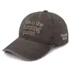 Gorra de Algodón Lavado Transfronterizo Estampada, Gorra de Papá Desgastada, Gorra de Béisbol Retro para Hombre de Comercio Exterior, Popular Gorra de Sol de Copa Blanda