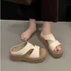 Pantuflas Birkenstock de Suela Gruesa para Mujer, Nuevo Estilo Verano 2026, Adecuadas para Combinar con Vestidos, Casuales y Cómodas, Sandalias de una Tira para Mujer para Uso al Aire Libre