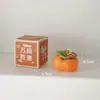 Velas Aromáticas de Caqui Empresa Odm/Oem Processamento de Marca Própria Lembrancas Artesanais Personalizadas Criativas Presentes de Ano Novo