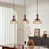 Candelabro Vintage de Restaurante Estilo Francés, Lujo Ligero Diseño Retro de Flor de Vidrio, Lámpara Única de Tres Cabezas para Barra de Bar Acogedora, Comedor