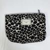 Bolsa de cosméticos con estampado de leopardo a rayas japonesa y coreana, bolsa de almacenamiento, bolsa de viaje portátil para cambiar el teléfono móvil, llave, bolso de mano ligero