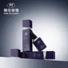 Botella de Esencia Cuadrada Morado Oscuro con Tapa, Botella de Loción Estilo Negocio, Botella de Crema, Juego Completo de Materiales de Empaque para Productos de Cuidado de la Piel, Venta al por Mayor de Fábrica y Personalización