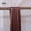 Telas Gruesas con Brillo Perlado para Bodas, Cortinas de Gasa Hielo, Cortinas de Tela de Seda Roja Hielo, Telas Elásticas para Fondos de Escenario, Telas para Decoración de Techos