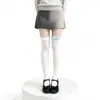 Calcetines Originales Japoneses 3D con Alas Hasta la Rodilla Color Sólido Adelgazantes Terciopelo Fino Antideslizantes Calcetines Altos Estilo Escolar Calcetines JK