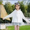 Ropa de Protección Solar para Niños de Color Sólido Verano Protección UV Ropa Delgada de Protección Solar para Niños y Niñas Chaqueta Transpirable de Protección Solar para Bebé