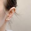 Plato de Incienso para Mosquitos Clip para la Oreja Sin Agujeros en la Oreja Sentido Avanzado Temperamento Simple Aretes de Joker Moda de Lujo Ligero Aretes Indoloros al Mayoreo