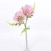 Almofada de Agulhas Simulada Crisântemo, Decoração de Casamento, Flores Artificiais, Adereços Decorativos Sofisticados, Móveis de Iluminação para Casa, Flores Secas de Plástico