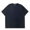 Nueva Camiseta de Manga Corta de Color Sólido, Cuello Redondo Simple, Adelgazante, Favorecedora, Versátil, Talla Europea, 230g