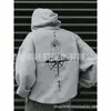 Moletom com Capuz Lavado Estilo Americano Novo Outono 2025 com Estampa, Jaqueta Cardigan Esportiva Casual Solta