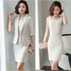 Traje Profesional Primavera y Otoño Traje de Mujer Calidad Estilo Británico Traje de Vestir Profesional Traje de Dos Piezas