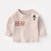 Camiseta de manga larga para bebé, top para bebé, camiseta básica de otoño para niños, ropa de primavera y otoño para niños, ropa para niñas, conjunto de otoño para recién nacidos