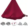 Hamaca de Yoga Aéreo 7m Set Uso en Casa Placa Fija Accesorios Cuerda de Suspensión Elástica Tela para Colgar Estudio de Yoga