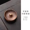 Mini Incensário Feito de Jacarandá e Sândalo Preto, Adequado para Viagem e Uso Interno, para Incensos em Palito e Agarwood, com Múltiplos Furos para Incensos em Palito