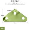 Tenda Grande Triangular Externa de Liga de Alumínio Cortina de Céu Corda à Prova de Vento Peças Antiderrapantes Fivela de Corda de Puxar Fivela de Ajuste Triangular