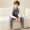 Ropa de otoño y pantalones para niños, ropa de otoño antibacteriana clase A para niñas, pantalones de otoño para niños que no requieren ropa interior, ropa para casa y pijamas para niños mayores