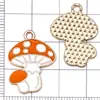 Set Mixto de 20 Colgantes de Aleación de Esmalte Coloridos de Casa de Dibujos Animados y Champiñón Accesorios para Pulsera, Collar, Joyería DIY