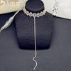 Estilo Europeu e Americano Moda Novo Chonker Colar Colar Colar Exagerado Diamante Jantar Cerklace Acessórios de Palco