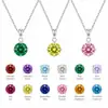 Popular en Europa y América, collar de acero inoxidable 316 con circonita multicolor, superventas en transmisiones en vivo, cadena para la clavícula con colgante de cuatro garras, venta al por mayor transfronteriza