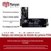 Relógio com Detecção de Dióxido de Carbono PCBA Despertador Luz Noturna Função de Temperatura Automática Relógio Digital Esquema PCBA