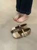 Zapatos de Felpa Suave Estilo Francés Ludake para Mujer, Zapatos Bajos de Punta Redonda para Otoño e Invierno con Forro Polar Adicional, Zapatos Mary Jane