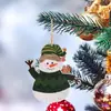 Decoraciones navideñas transfronterizas, colgantes para árbol de Navidad, accesorios creativos de madera para colgar en muebles de decoración interior, estilo navideño