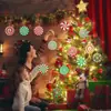 Decoraciones para Árbol de Navidad Adornos de Madera Menta Fiesta de Dulces Decoraciones para Árbol de Navidad Adornos Colgantes Decoraciones Navideñas para el Hogar