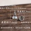 Accesorios pequeños de elementos literarios estilo Xizang Huang Caishen Wuxiang Buda pequeño colgante lateral santuario de Buda tarjeta de Buda pulsera pequeña rosario combinar