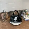 Bolsa Boston de Mano para Niña Linda 2026 Nueva Moda Versátil Bolso de Hombro Cruzado Popular Bolso Almohada de Lunares