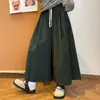 Calças Casuais de Veludo Cotelê para Mulheres, Outono e Inverno com Forro de Lã e Espessadas, Calças de Aparência Solta e Emagrecimento para Pessoas Baixas, Calças Casuais de Perna Larga