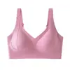 Sutiã push-up sem costura plus size para comércio exterior transfronteiriço, sem aro, com suporte lateral e fecho frontal para mulheres