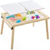 Estantería de juguete de madera maciza transfronteriza Estantería de almacenamiento de juguetes para jardín de infancia Montessori Estantería de libros para niños multicapa Organizador de juguetes