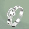Anillo cinturón de amor estilo japonés y coreano sentido del diseño rojo neto moda personalidad marea anillo joyería suministro comercio electrónico